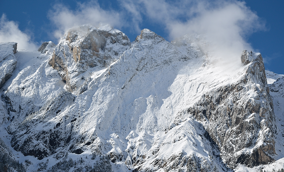 20131111-020-EncombreSki.jpg - Entre la Croix des Tetes et le Pic du Genie