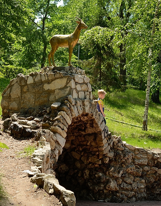 20150529-010-Samara.jpg - This deer in the park on the Volga banks had a meaning .... but I forgot