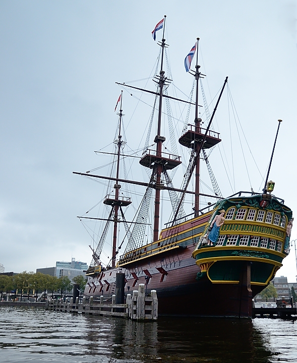 20151006-031-Amsterdam.jpg - During our cruise to the conference dinner : replica of "the Amsterdam", cargo ship of the East India Company