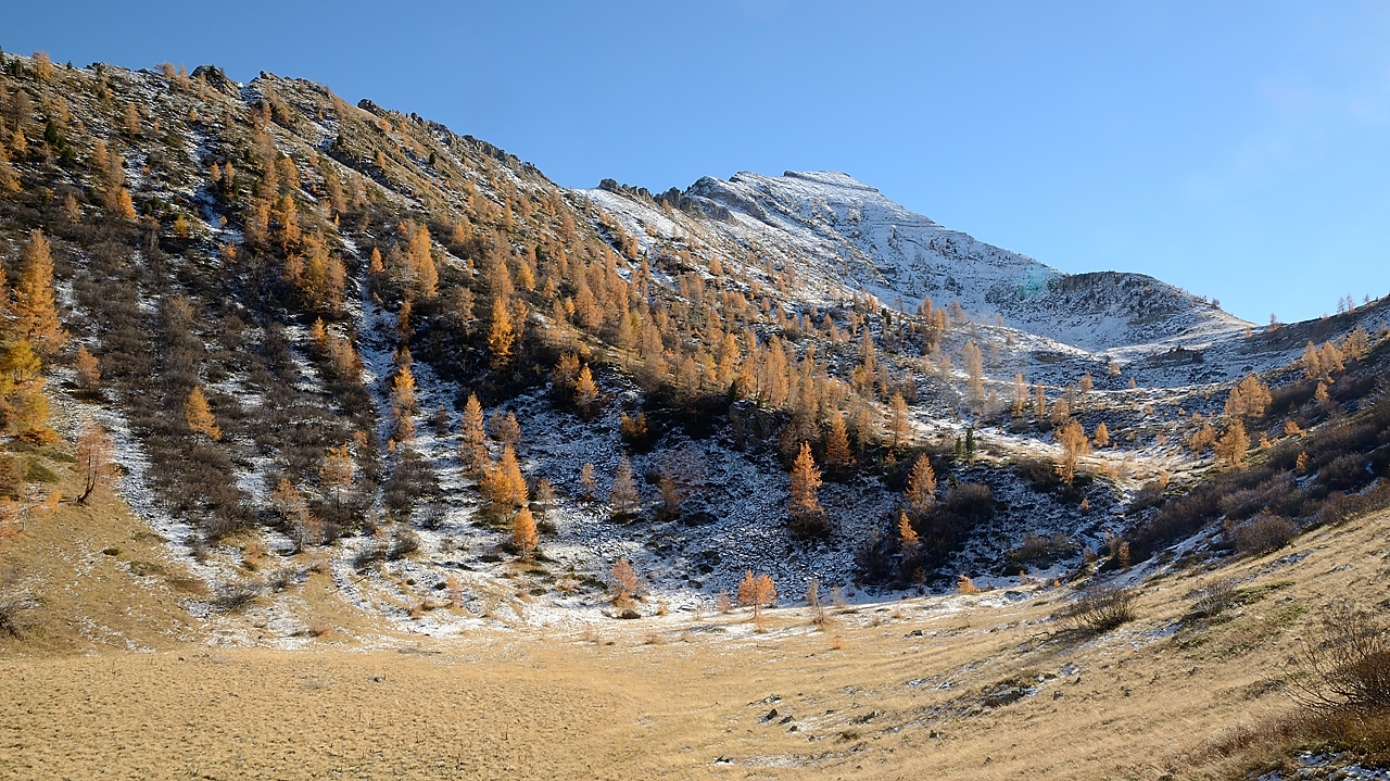 20151031-015-Barry.jpg - Sous le Queyrel en descendant du Col de l'Escalier ... comme on voit il n'y a pas bcp de neige