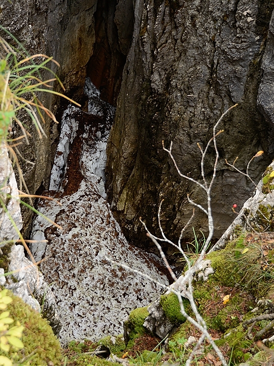 20161016-007-Granier.jpg - Dans la descente vers le Pas de la Porte : une glaciere