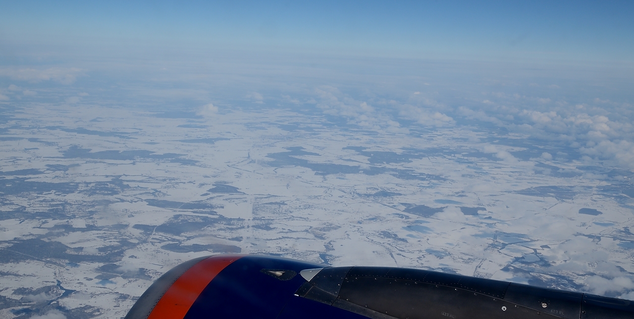 20170417-107-Kazan.jpg - The next morning: take of from the snowy Moscow ...
