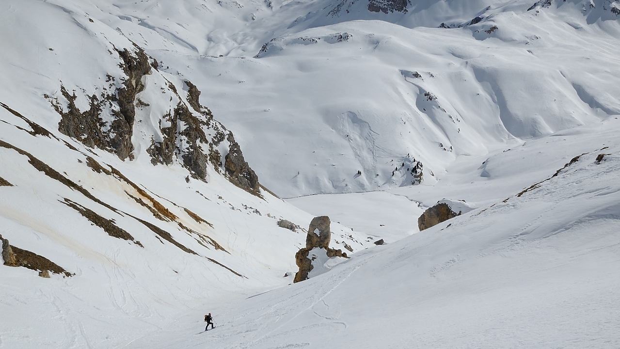 20170223-020-PointeSarrasin.jpg - De retour vers le verrous vers 2701, la neige est bien meilleur