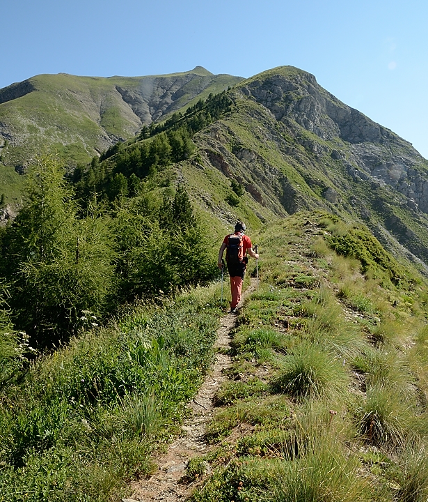20170723-016-Piolit.jpg - Sur l'arête sud-ouest du Piolit avec vue sur le sommet