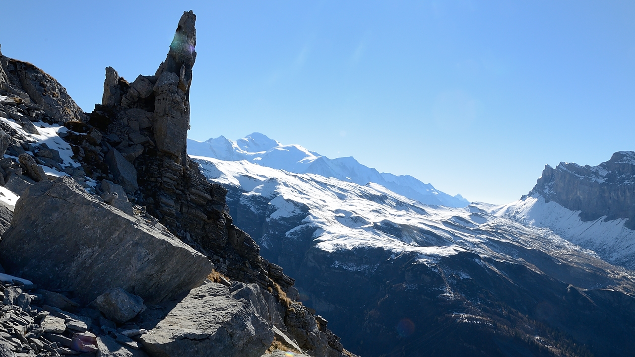 20171031-020-FreteGrenier.jpg - Au meme endroit : vue sur le Mont Blanc et le Col d'Anterme