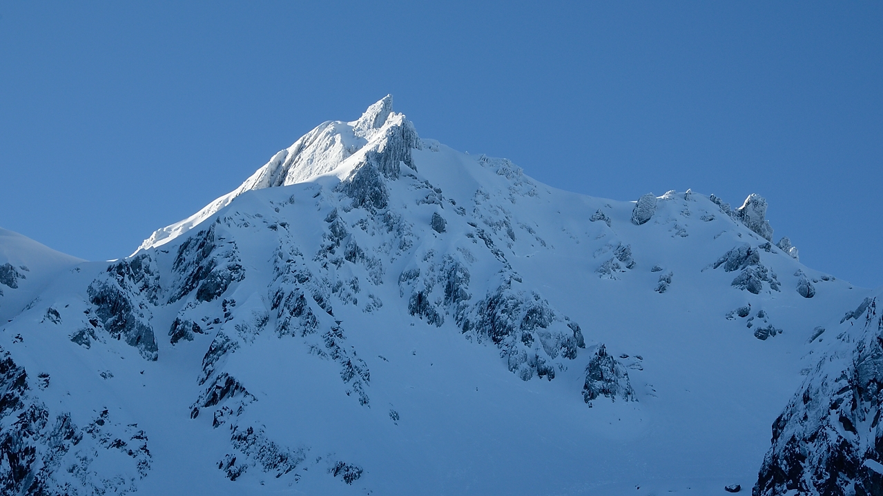 20180106-003-BelleEtoile.jpg - Grand soleil a la Dent du Pra ... mais de l'autre cote.