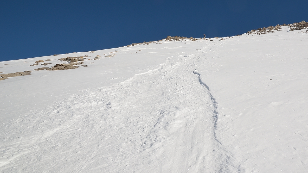 20180204-017-PteBasseMary.jpg - Voila ma petite glissade ... c'est meme pas tres raid en fait