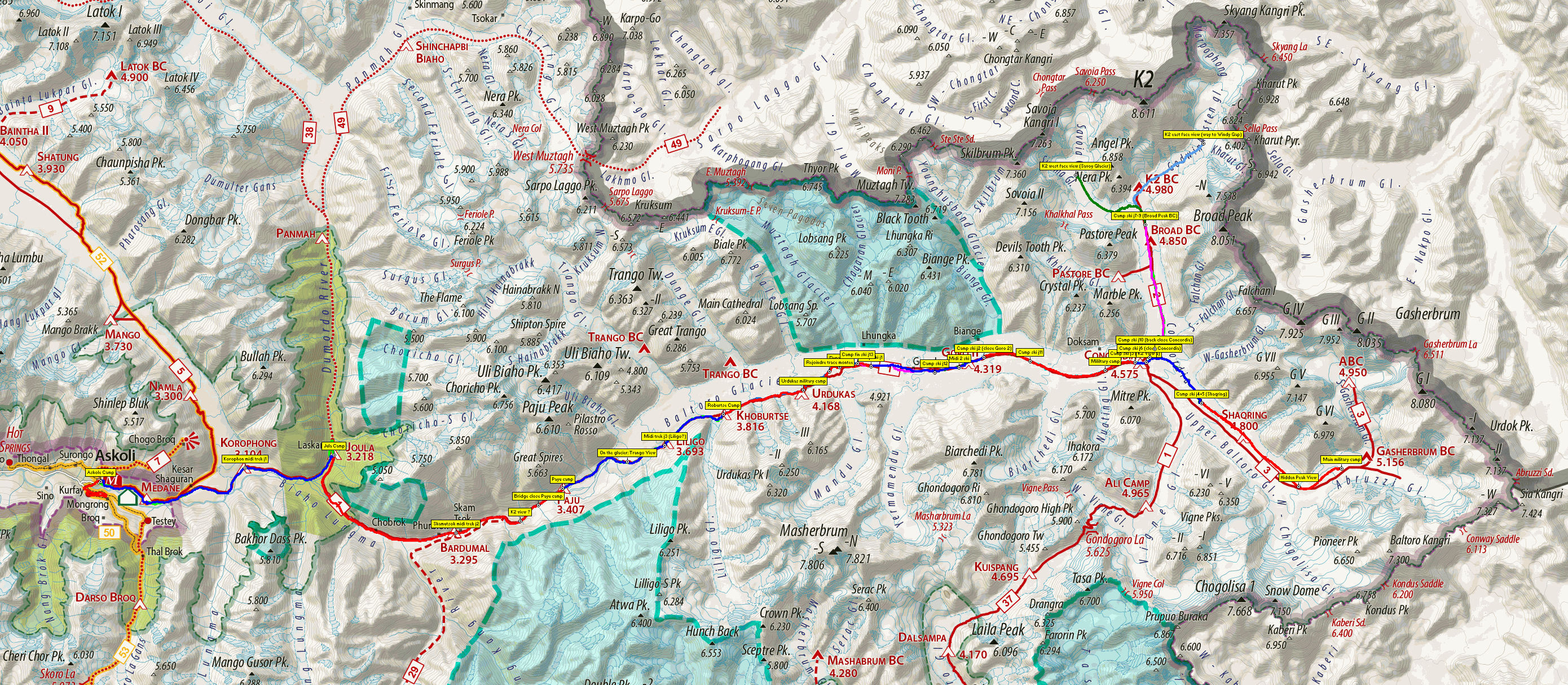 Baltoro-KNPTrekkingMap400-cropped.jpg - A trekking map that one can find in Skardu